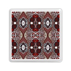 Batik Fabric Memory Card Reader (square)  by Mariart