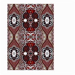 Batik Fabric Large Garden Flag (two Sides) by Mariart