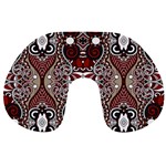 Batik Fabric Travel Neck Pillows Front