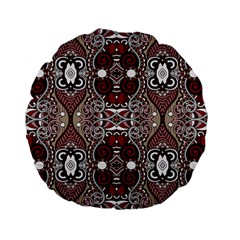 Batik Fabric Standard 15  Premium Flano Round Cushions by Mariart