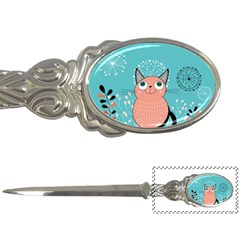 Cat Face Mask Smile Cute Leaf Flower Floral Letter Openers by Mariart