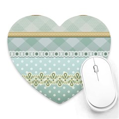 Circle Polka Plaid Triangle Gold Blue Flower Floral Star Heart Mousepads by Mariart