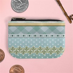 Circle Polka Plaid Triangle Gold Blue Flower Floral Star Mini Coin Purses by Mariart