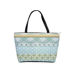 Circle Polka Plaid Triangle Gold Blue Flower Floral Star Shoulder Handbags by Mariart