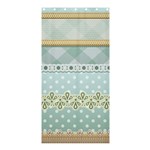 Circle Polka Plaid Triangle Gold Blue Flower Floral Star Shower Curtain 36  x 72  (Stall)  Curtain(36 X72 ) - 33.26 x66.24  Curtain(36 X72 )