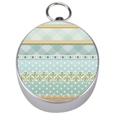 Circle Polka Plaid Triangle Gold Blue Flower Floral Star Silver Compasses by Mariart