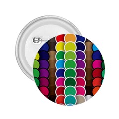 Circle Round Yellow Green Blue Purple Brown Orange Pink 2 25  Buttons