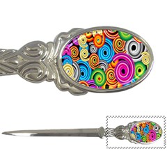 Circle Round Hole Rainbow Letter Openers by Mariart