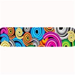 Circle Round Hole Rainbow Large Bar Mats 32 x8.5  Bar Mat