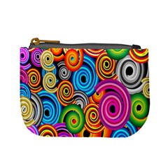 Circle Round Hole Rainbow Mini Coin Purses by Mariart