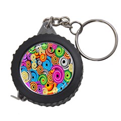 Circle Round Hole Rainbow Measuring Tapes by Mariart