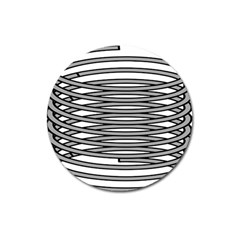 Circular Iron Magnet 3  (round) by Mariart