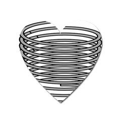 Circular Iron Heart Magnet by Mariart