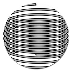 Circular Iron Magnet 5  (round) by Mariart