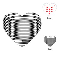 Circular Iron Playing Cards (heart)  by Mariart