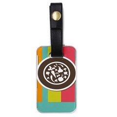 Dinerplate Tablemaner Food Fok Knife Luggage Tags (one Side)  by Mariart