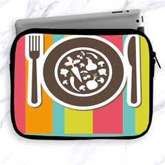 Dinerplate Tablemaner Food Fok Knife Apple Ipad 2/3/4 Zipper Cases by Mariart