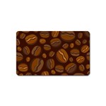 Coffee Beans Magnet (Name Card) Front