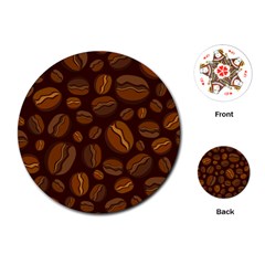 Coffee Beans Playing Cards (Round) 