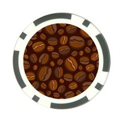 Coffee Beans Poker Chip Card Guard