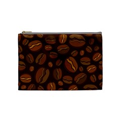 Coffee Beans Cosmetic Bag (medium)  by Mariart