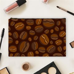 Coffee Beans Cosmetic Bag (large)  by Mariart