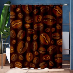 Coffee Beans Shower Curtain 60  x 72  (Medium) 