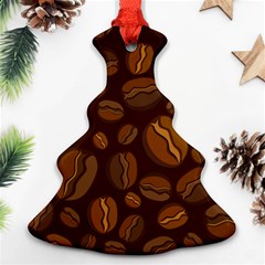 Coffee Beans Christmas Tree Ornament (Two Sides)