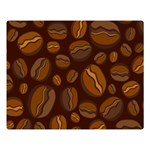 Coffee Beans Double Sided Flano Blanket (Large)  80 x60  Blanket Front