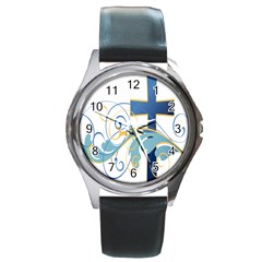 Easter Clip Art Free Religious Round Metal Watch