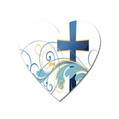 Easter Clip Art Free Religious Heart Magnet