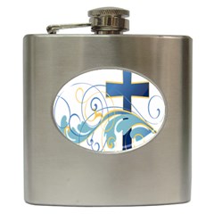 Easter Clip Art Free Religious Hip Flask (6 Oz) by Mariart