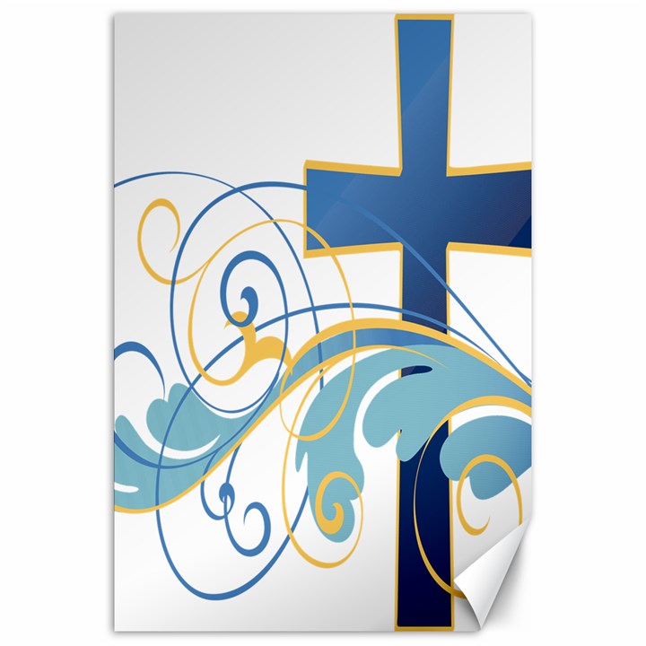 Easter Clip Art Free Religious Canvas 20  x 30  