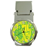 Easter Monster Sinister Happy Green Yellow Magic Rock Money Clip Watches Front