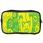 Easter Monster Sinister Happy Green Yellow Magic Rock Toiletries Bags 2-Side Front