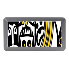 Easter Monster Sinister Happy Magic Rock Mask Face Polka Yellow Memory Card Reader (mini) by Mariart