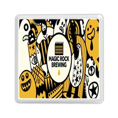 Easter Monster Sinister Happy Magic Rock Mask Face Yellow Magic Rock Memory Card Reader (square)  by Mariart