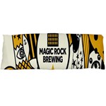 Easter Monster Sinister Happy Magic Rock Mask Face Yellow Magic Rock Body Pillow Case (Dakimakura) Body Pillow Case