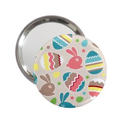 Easter Rabbit Bunny Rainbow 2 25  Handbag Mirrors