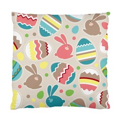 Easter Rabbit Bunny Rainbow Standard Cushion Case (two Sides) by Mariart