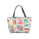 Easter Rabbit Bunny Rainbow Shoulder Handbags Front