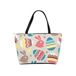 Easter Rabbit Bunny Rainbow Shoulder Handbags Back