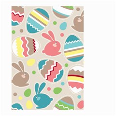 Easter Rabbit Bunny Rainbow Small Garden Flag (two Sides) by Mariart