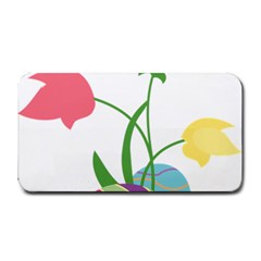 Eggs Three Tulips Flower Floral Rainbow Medium Bar Mats by Mariart