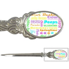 Easter Subway Blossoms Color Rainbow Chocolate Letter Openers by Mariart