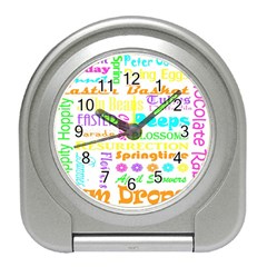 Easter Subway Blossoms Color Rainbow Chocolate Travel Alarm Clocks