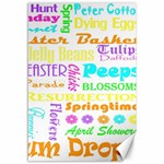 Easter Subway Blossoms Color Rainbow Chocolate Canvas 12  x 18   11.88 x17.36  Canvas - 1