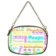 Easter Subway Blossoms Color Rainbow Chocolate Chain Purses (one Side)  by Mariart