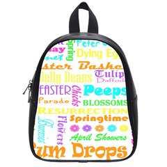 Easter Subway Blossoms Color Rainbow Chocolate School Bags (small)  by Mariart