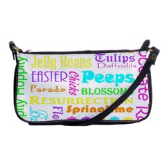 Easter Subway Blossoms Color Rainbow Chocolate Shoulder Clutch Bags by Mariart